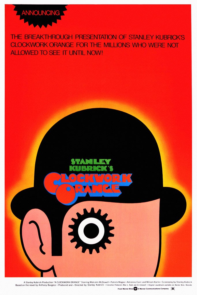 A Clockwork Orange (1971) IMDB Top 250 Canvas Poster