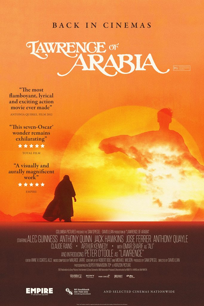 Lawrence of Arabia (1962) IMDB Top 250 Canvas Poster