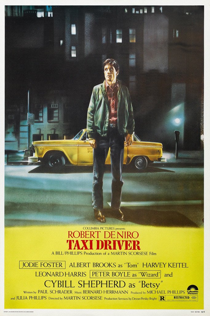 Taxi Driver (1976) Canvas Poster