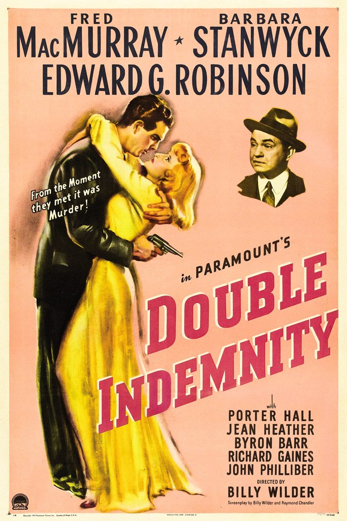 Double Indemnity (1944) Canvas Poster