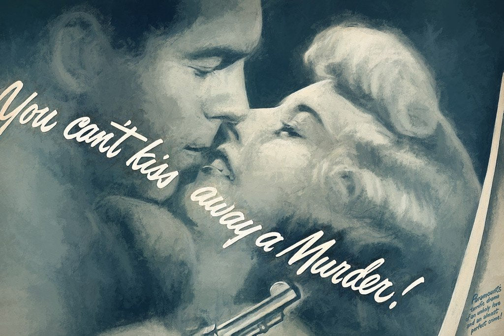 Double Indemnity (1944) Movie Canvas Poster