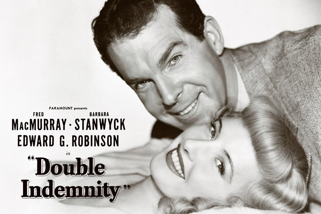 Double Indemnity (1944) IMDB Top 250 Canvas Poster