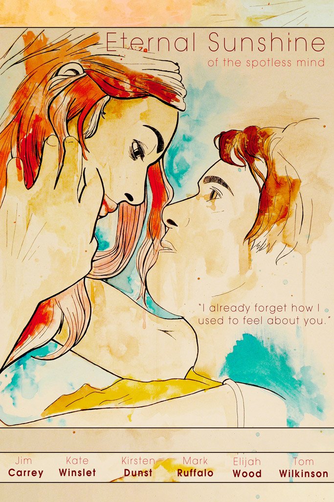 Eternal Sunshine of the Spotless Mind (2004) Canvas Poster