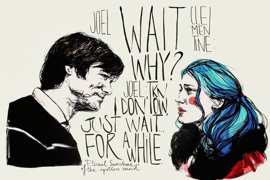 Eternal Sunshine of the Spotless Mind (2004) Movie Canvas Poster
