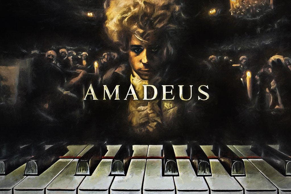 Amadeus (1984) Film Canvas Poster