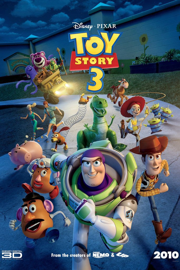Toy Story 3 (2010) Canvas Poster