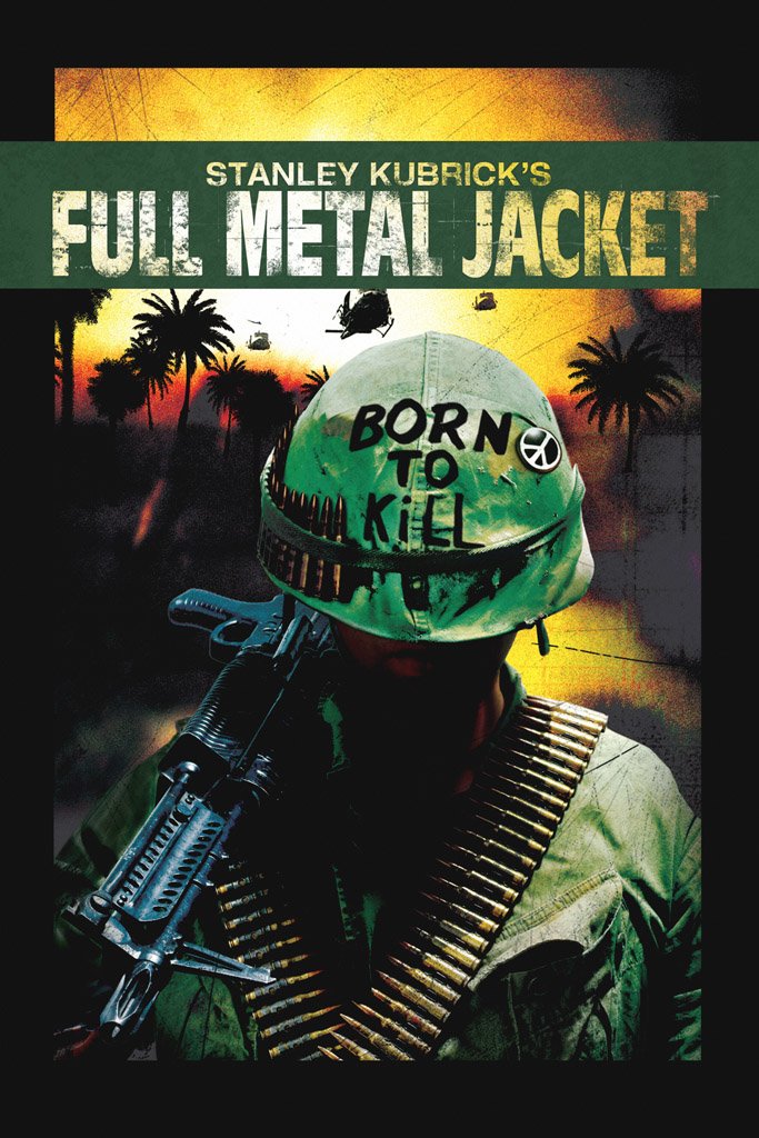 Full Metal Jacket (1987) IMDB Top 250 Canvas Poster