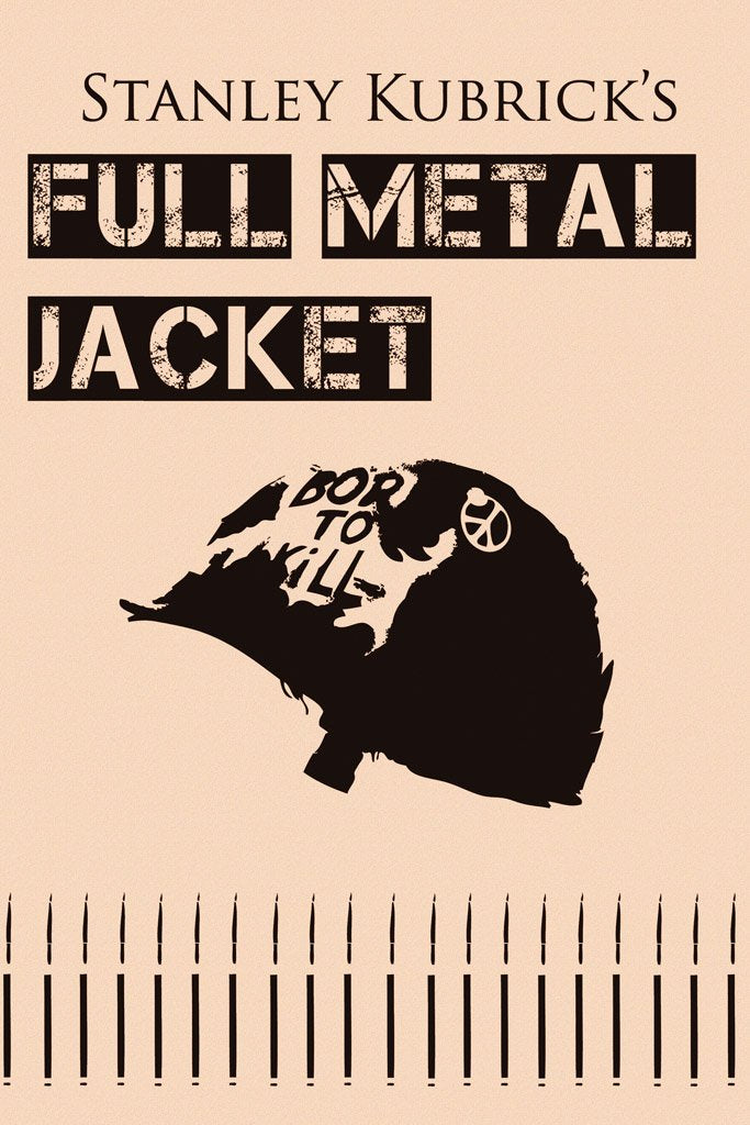 Full Metal Jacket (1987) Film Canvas Poster