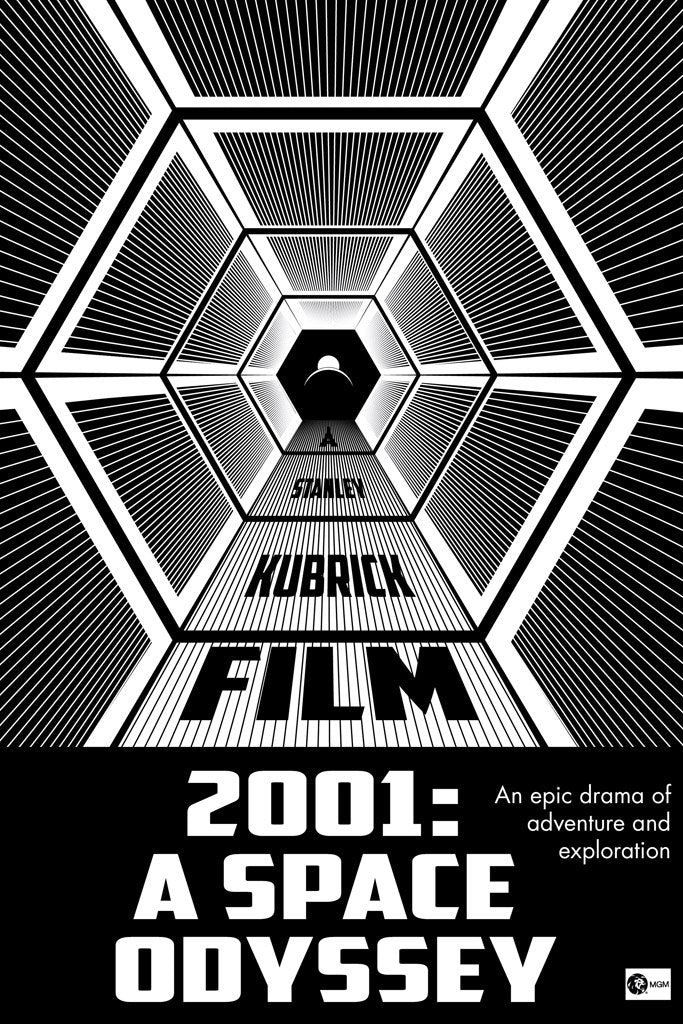 A Space Odyssey (1968) Canvas Poster