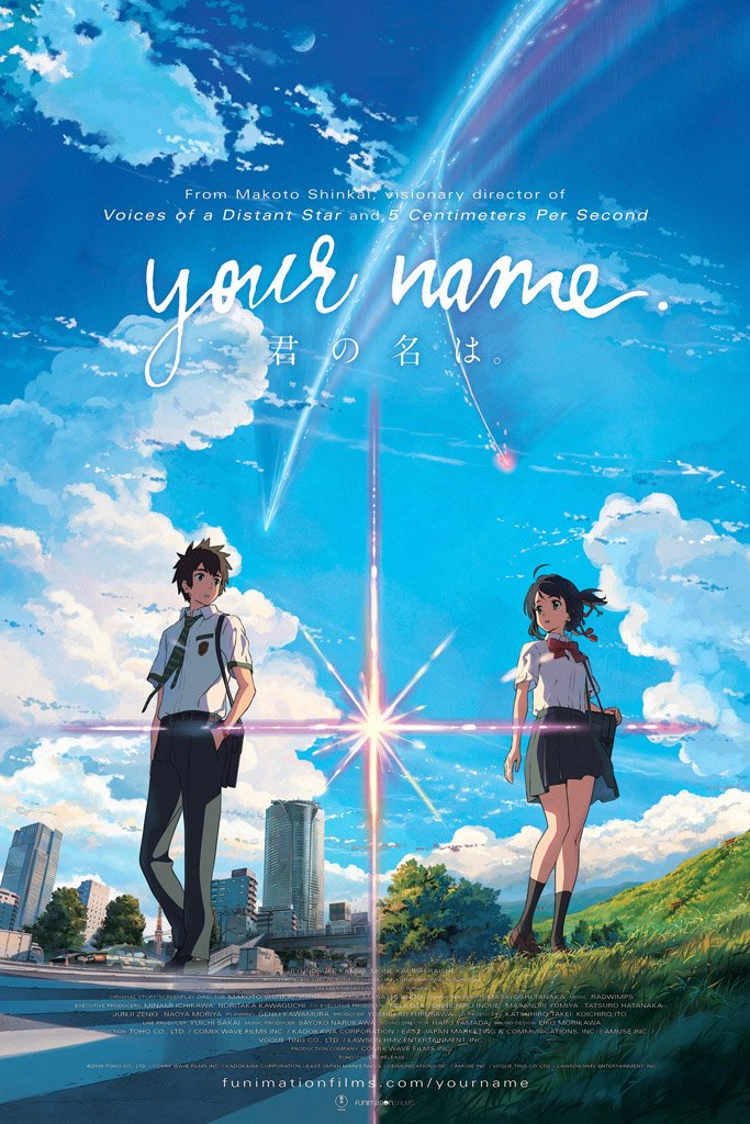 Your Name (2016) Movie Canvas Poster