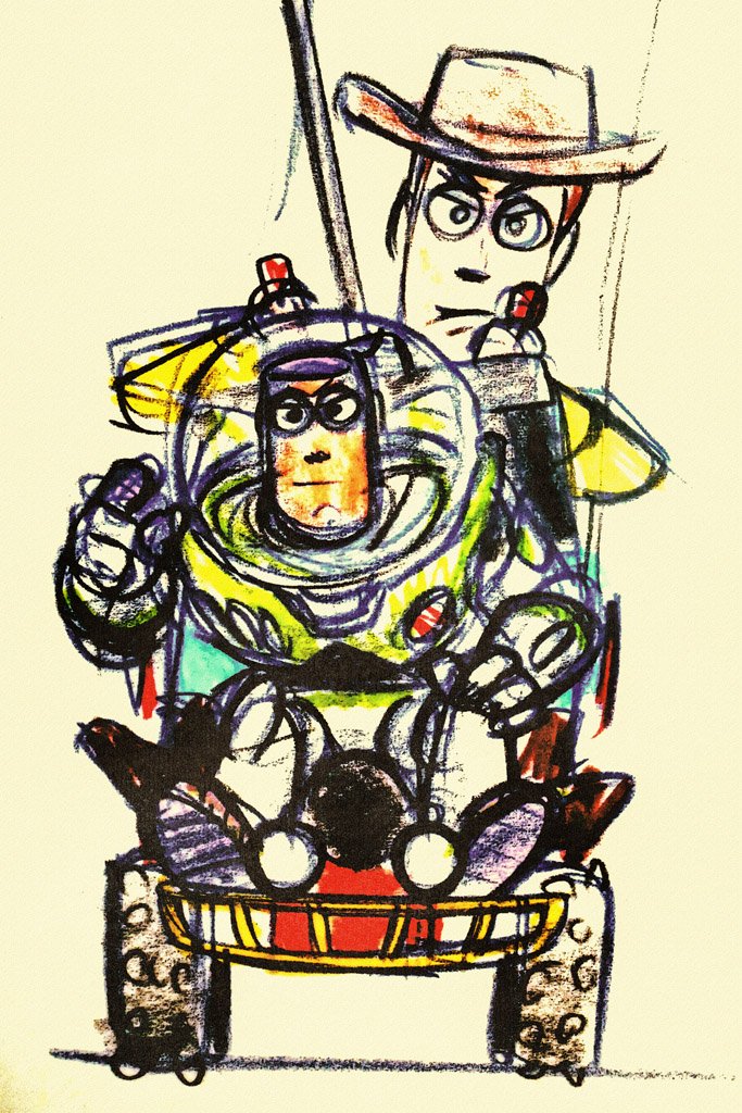Toy Story (1995) Movie Canvas Poster