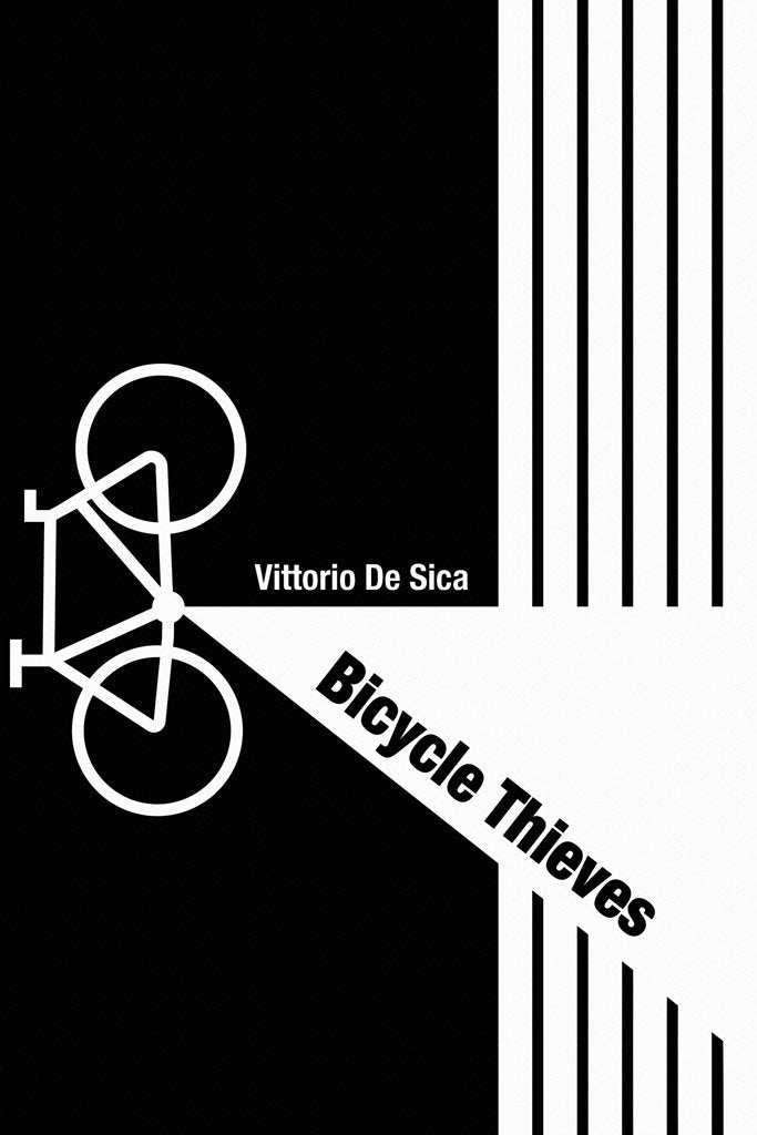 Bicycle Thieves (1948) Movie Canvas Poster