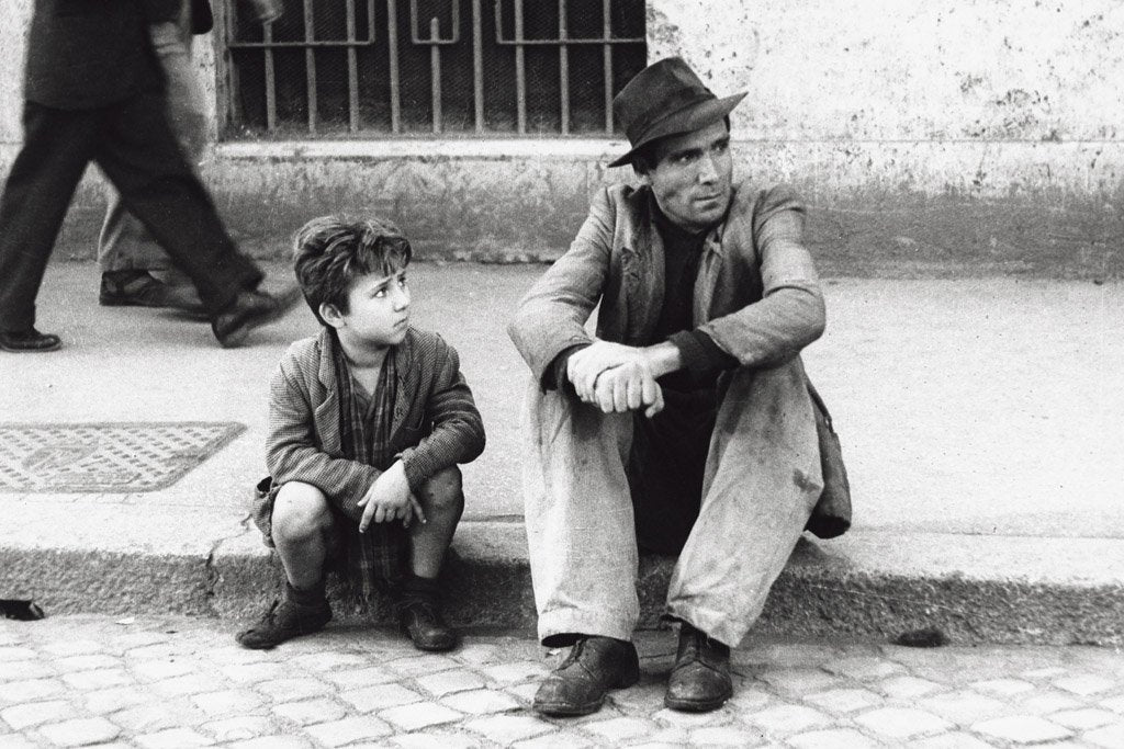Bicycle Thieves (1948) IMDB Top 250 Canvas Poster