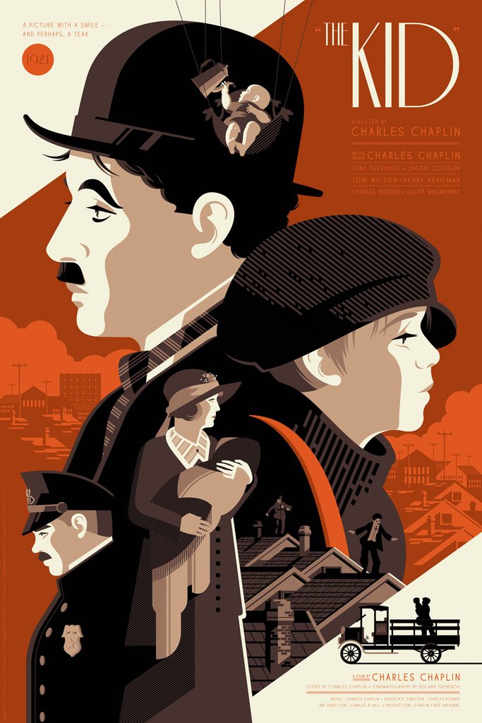 The Kid (1921) Movie Canvas Poster