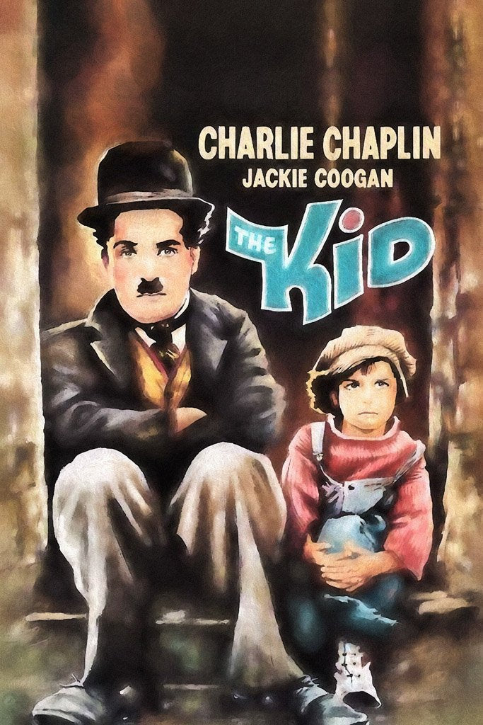 The Kid (1921) Film Canvas Poster