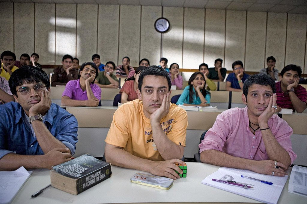 3 Idiots (2009) Canvas Poster