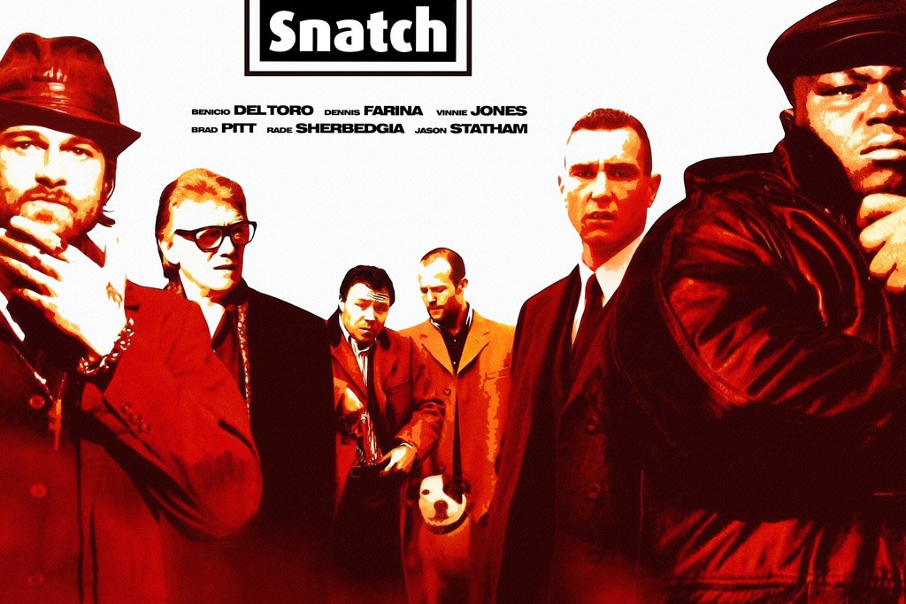 Snatch (2000) IMDB Top 250 Canvas Poster
