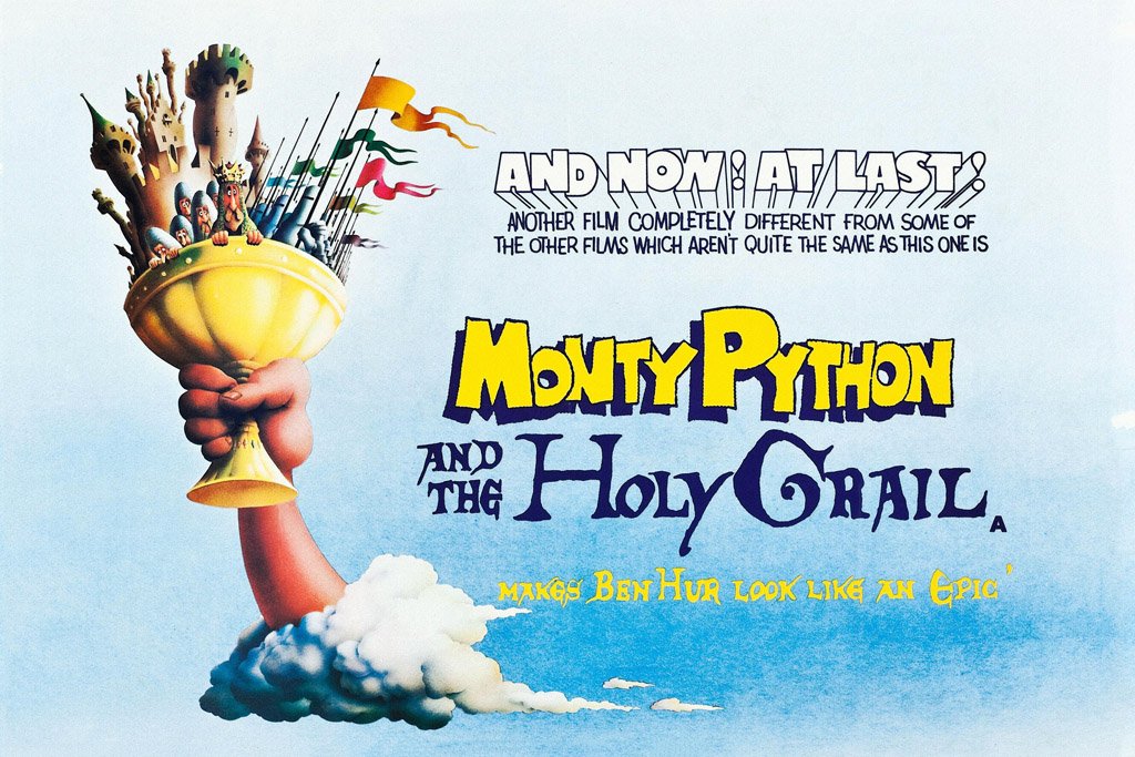 Monty Python and the Holy Grail (1975) IMDB Top 250 Canvas Poster