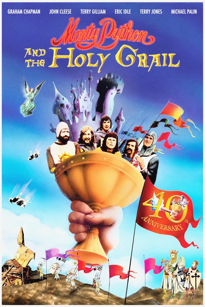 Monty Python and the Holy Grail (1975) Film Canvas Poster