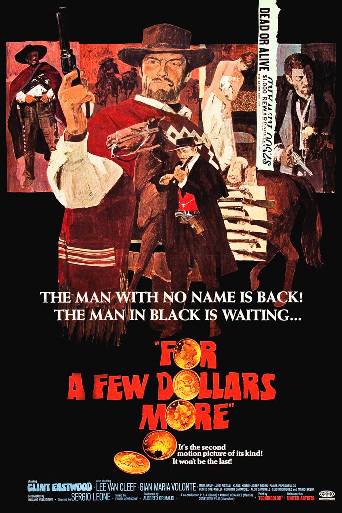 For a Few Dollars More (1965) Canvas Poster