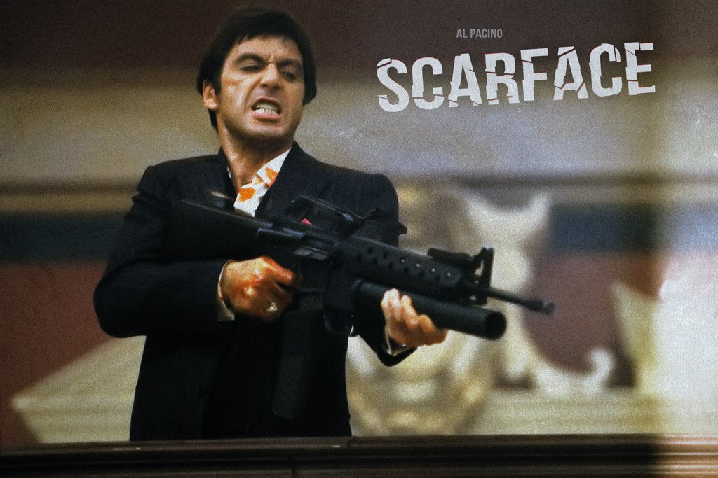 Scarface (1983) Film Canvas Poster