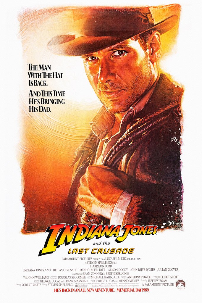 Indiana Jones and the Last Crusade (1989) Canvas Poster