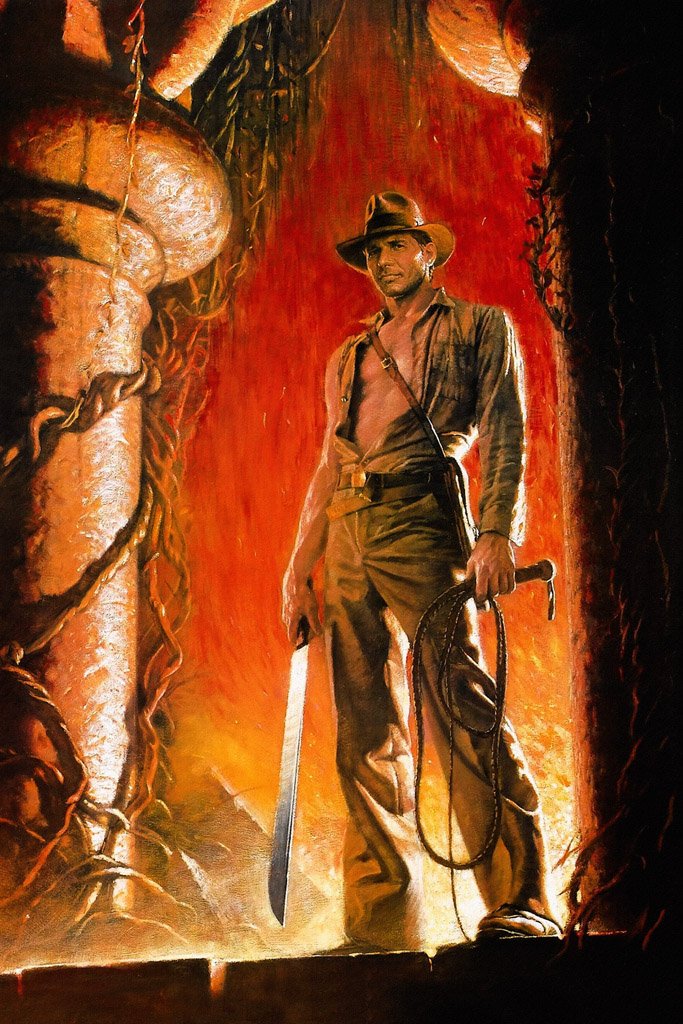 Indiana Jones and the Last Crusade (1989) Movie Canvas Poster