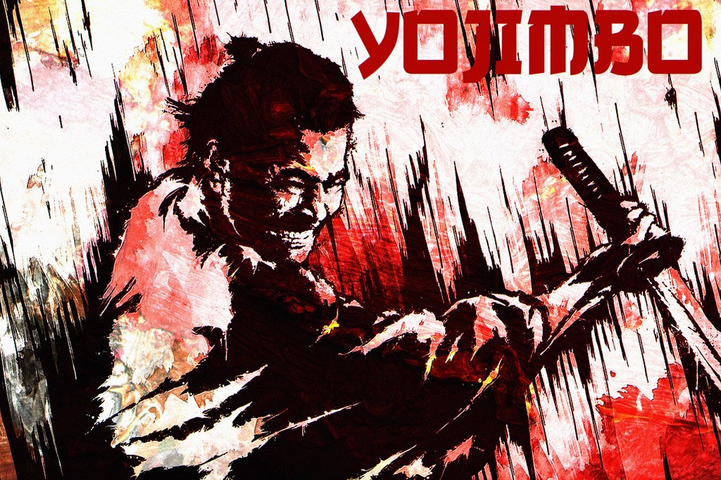 Yojimbo (1961) Movie Canvas Poster