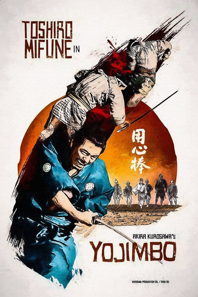 Yojimbo (1961) Film Canvas Poster