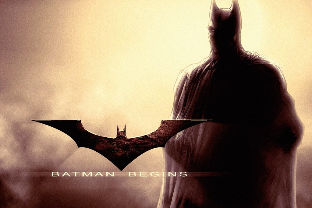 Batman Begins (2005) Movie Canvas Poster