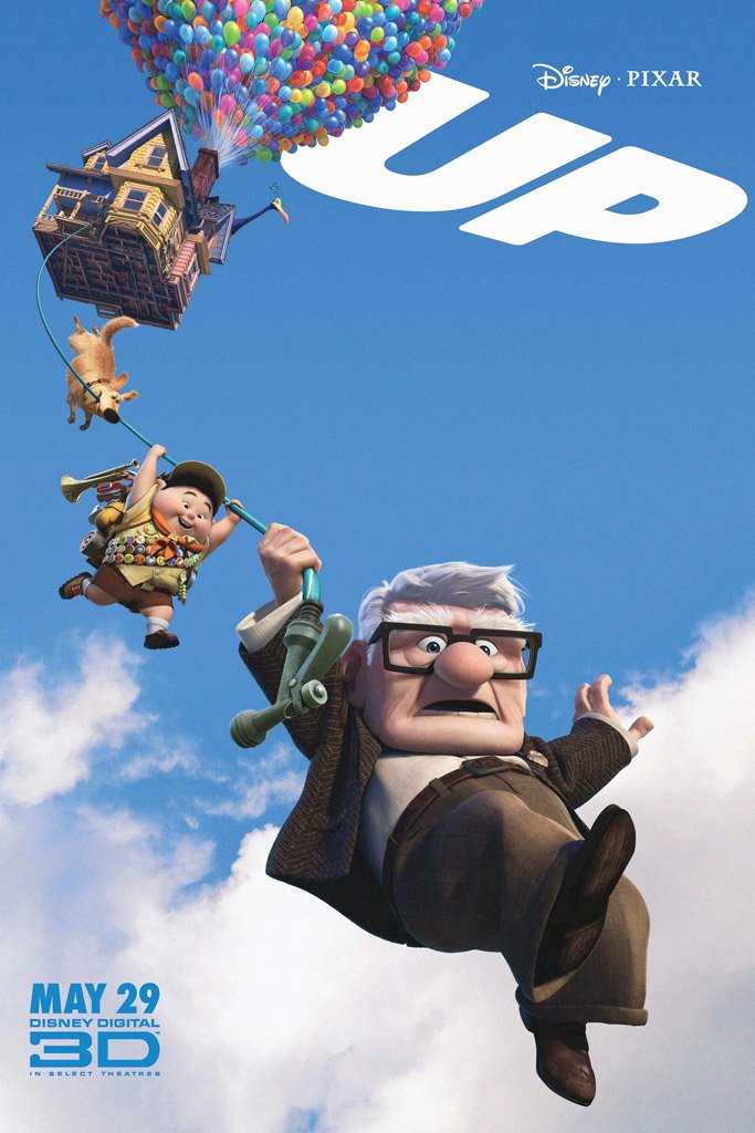 Up (2009) Canvas Poster