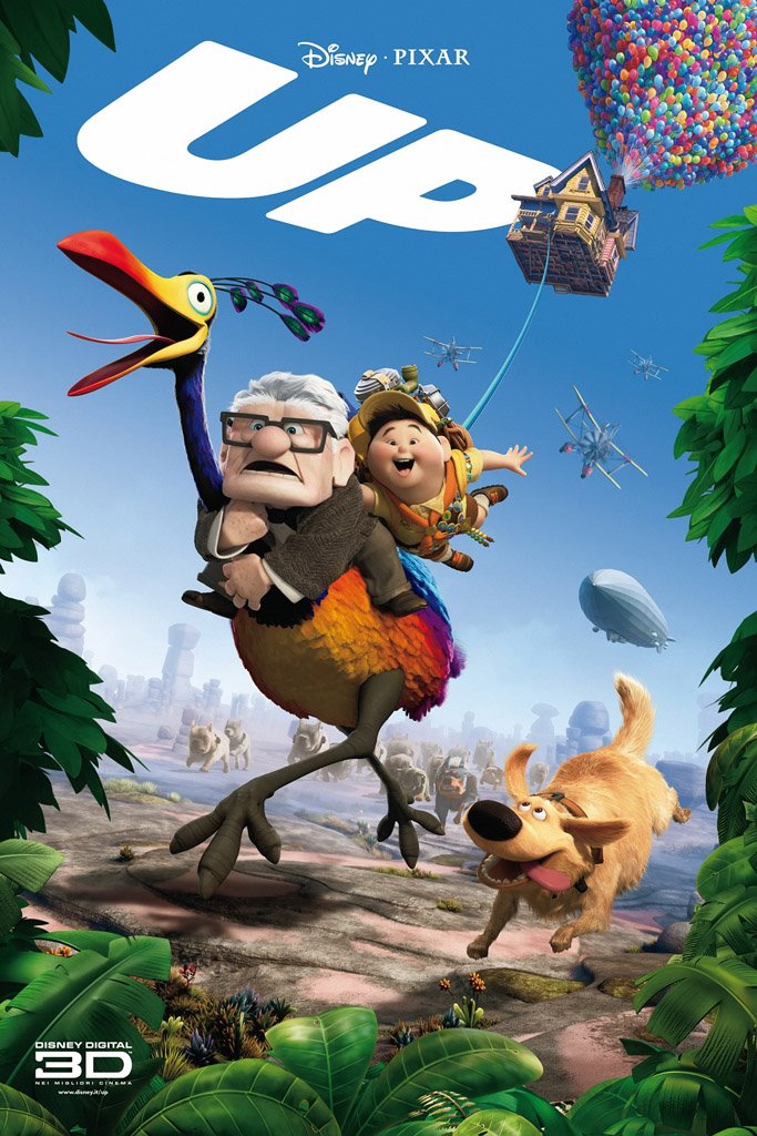 Up (2009) Movie Canvas Poster