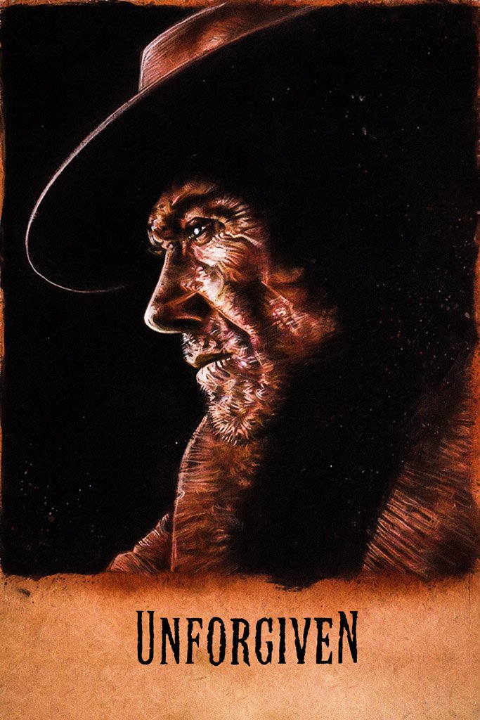 Unforgiven (1992) Movie Canvas Poster