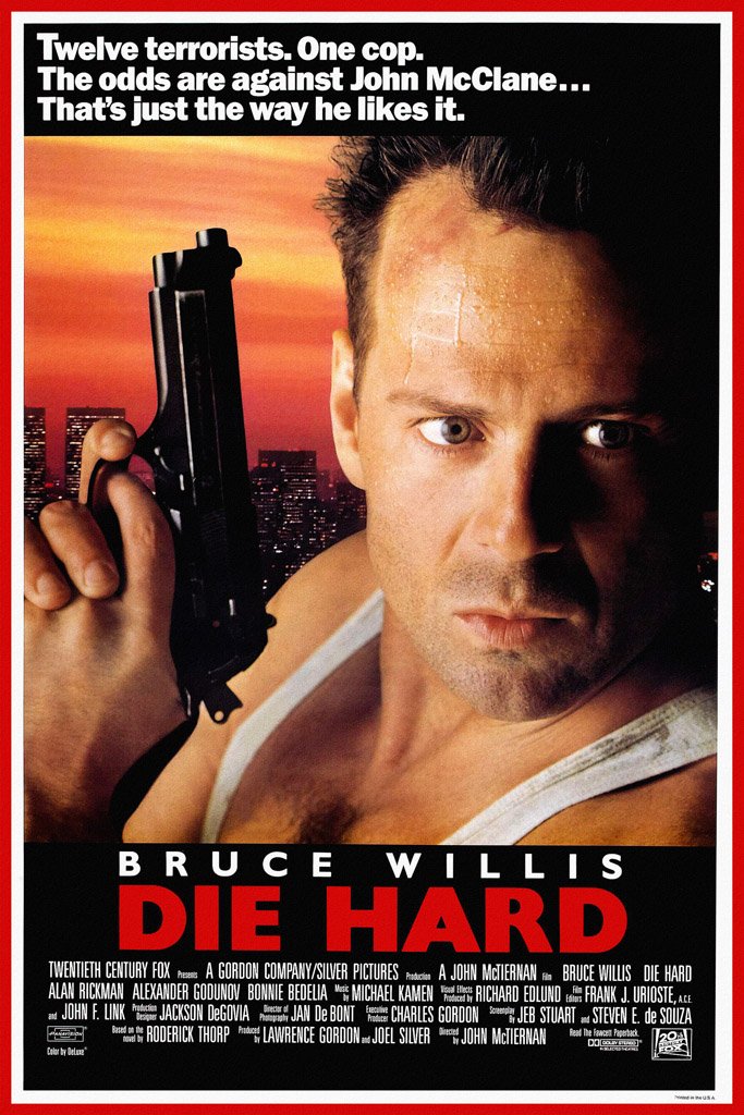 Die Hard (1988) Canvas Poster