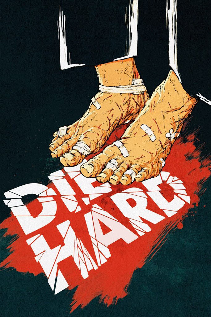 Die Hard (1988) Film Canvas Poster