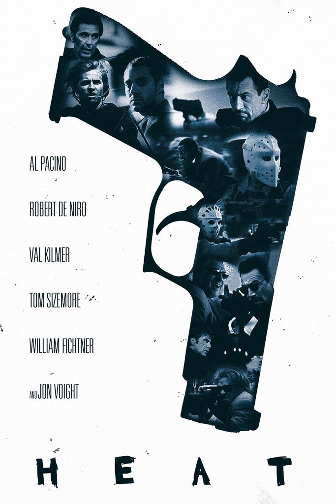 Heat (1995) Film Canvas Poster