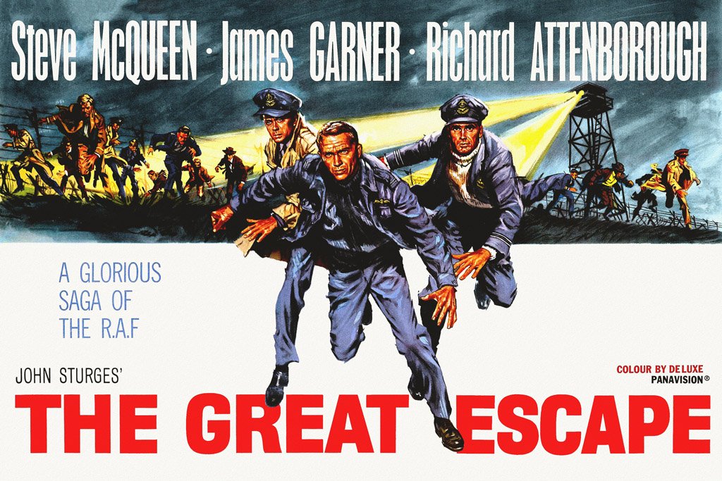 The Great Escape (1963) Canvas Poster