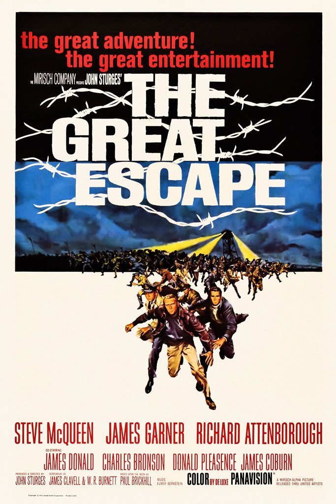 The Great Escape (1963) Movie Canvas Poster