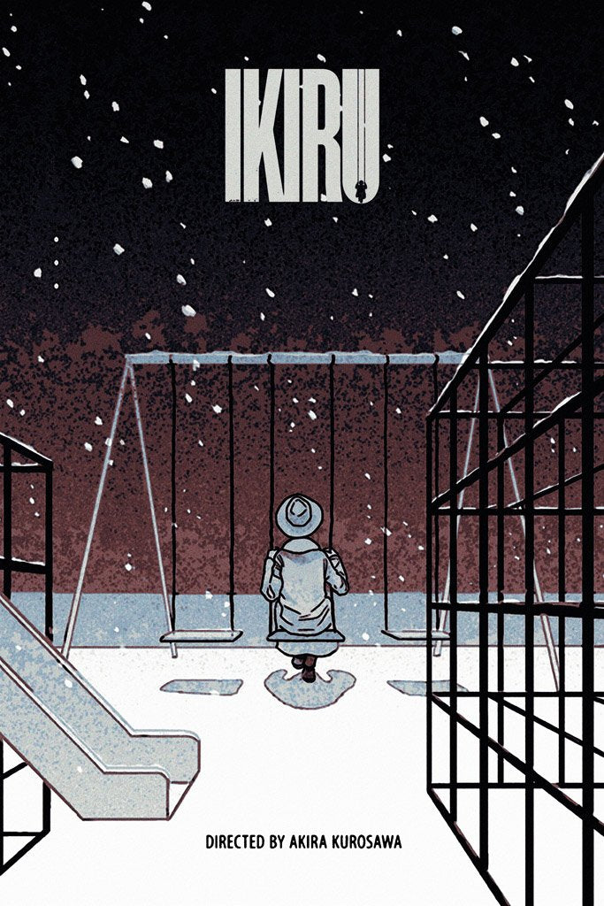 Ikiru (1952) Movie Canvas Poster
