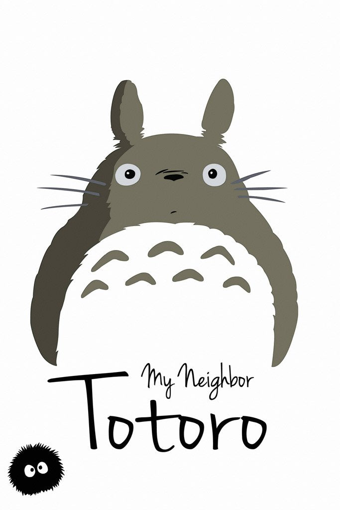 My Neighbor Totoro (1988) Movie Canvas Poster
