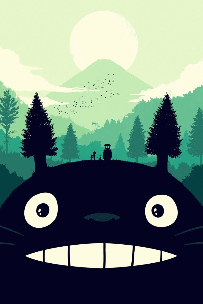 My Neighbor Totoro (1988) IMDB Top 250 Canvas Poster