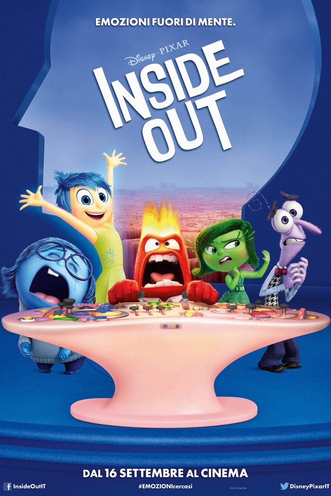 Inside Out (2015) Canvas Poster