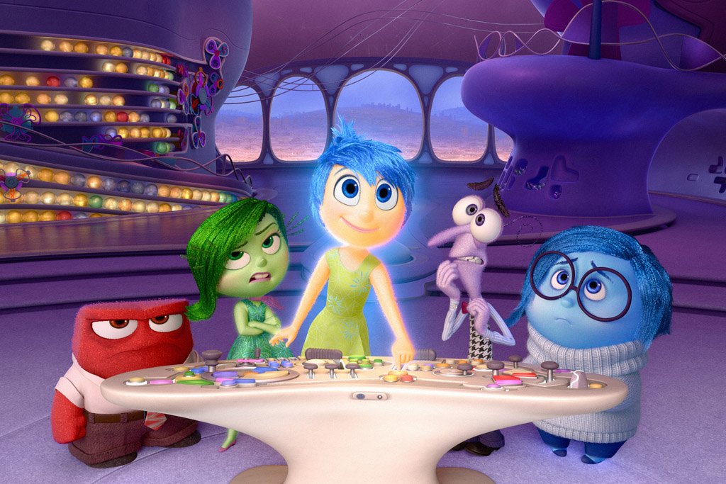 Inside Out (2015) Movie Canvas Poster
