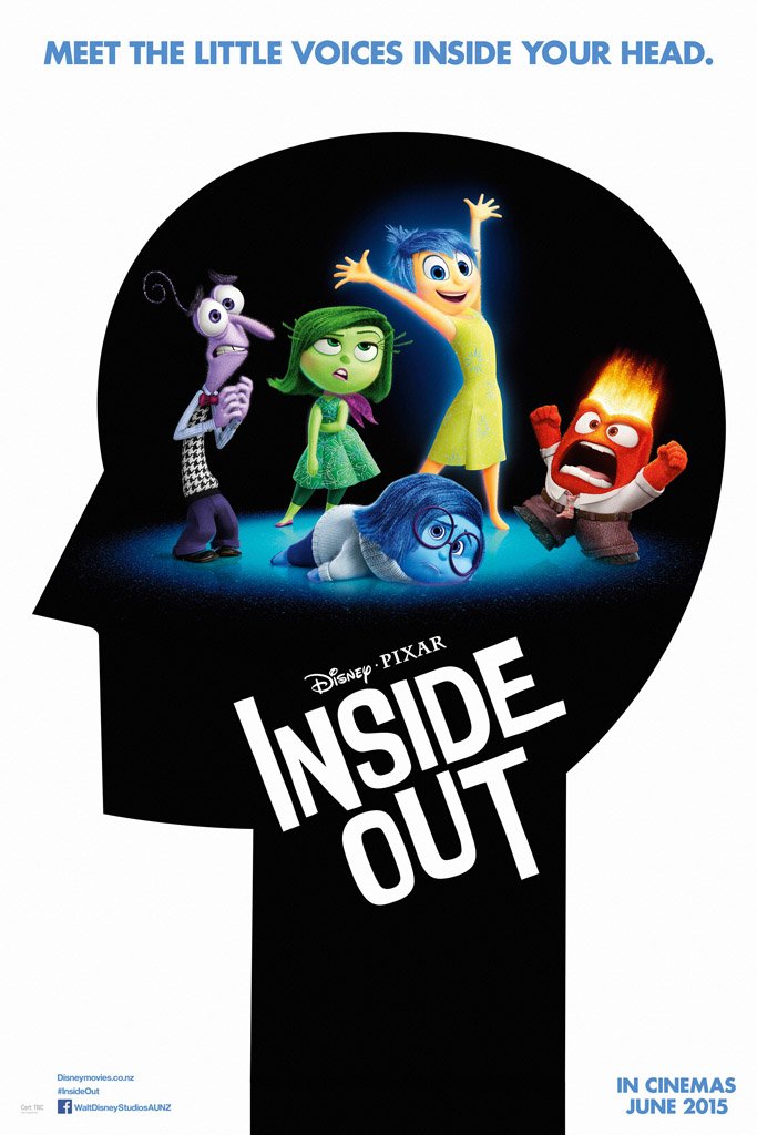 Inside Out (2015) IMDB Top 250 Canvas Poster