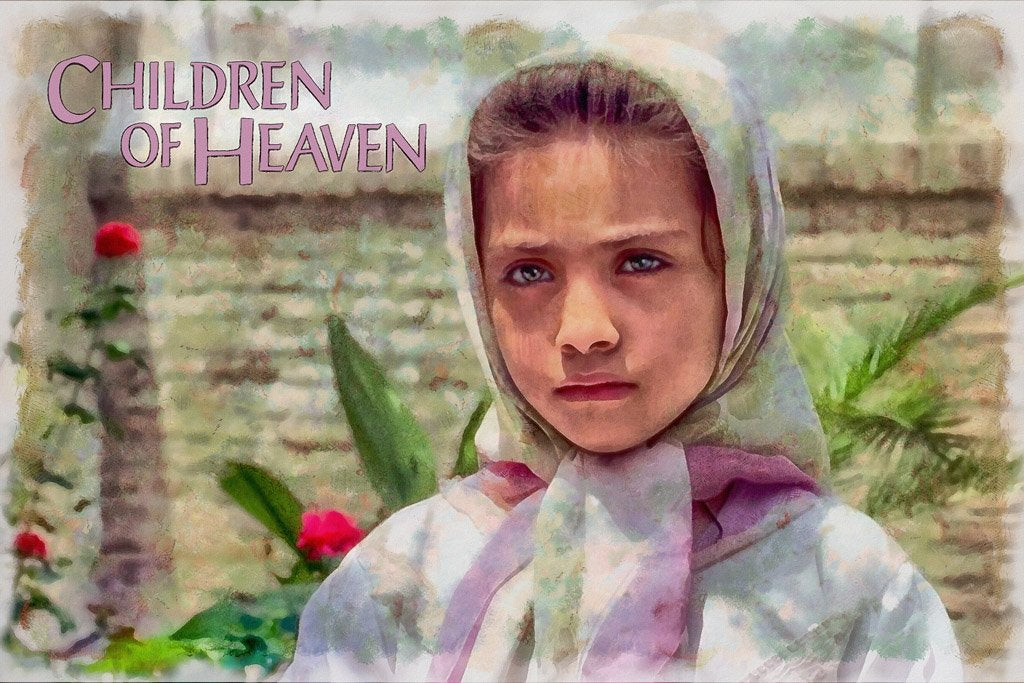 Children of Heaven (1997) Movie Canvas Poster