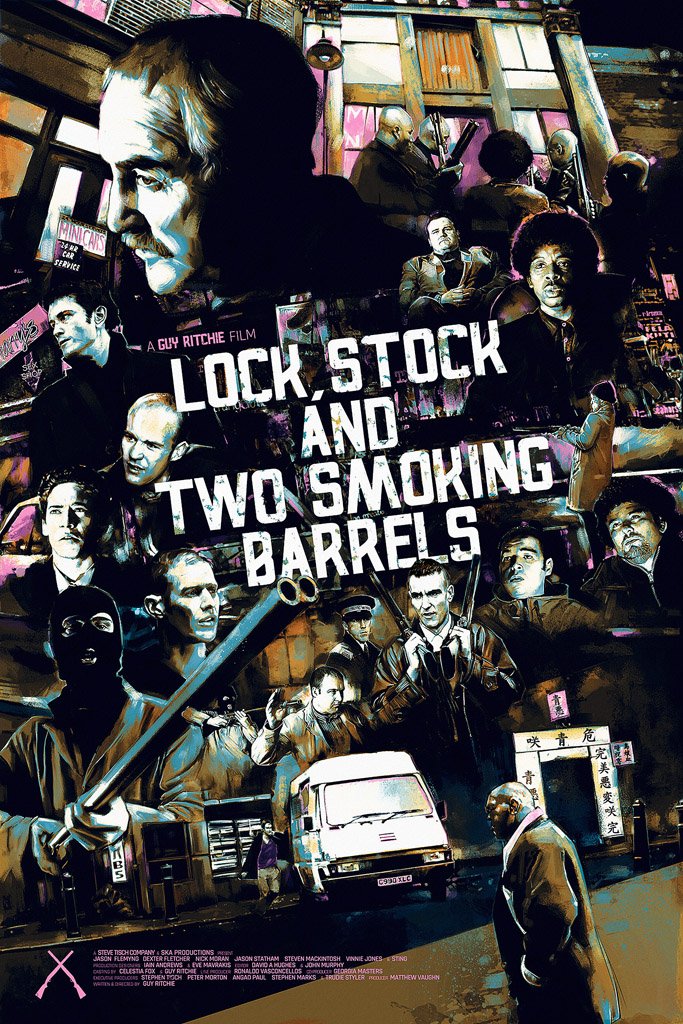 Lock, Stock and Two Smoking Barrels (1998) Movie Canvas Poster