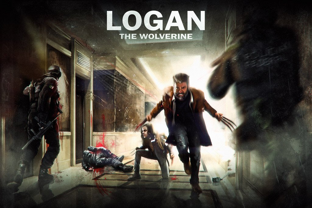 Logan (2017) IMDB Top 250 Canvas Poster