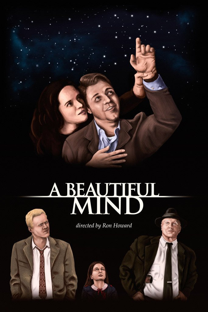 A Beautiful Mind (2001) IMDB Top 250 Canvas Poster