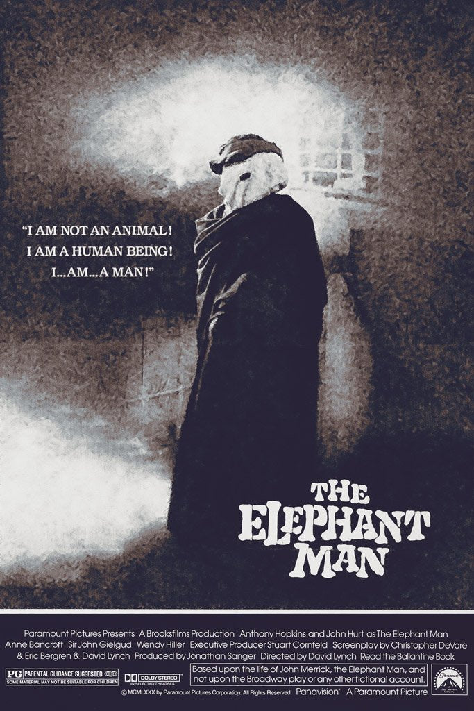 The Elephant Man (1980) Movie Canvas Poster