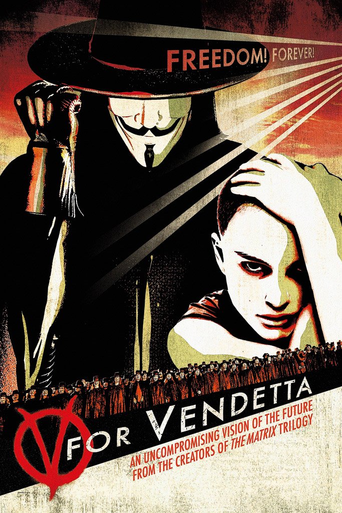 V for Vendetta (2005) Canvas Poster